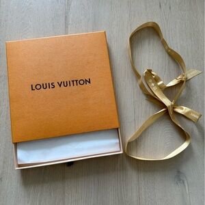 Louis Vuitton Orange Box with Gold Ribbon